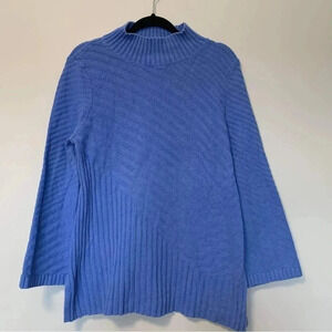 Charter Club blue  ribbed sweater